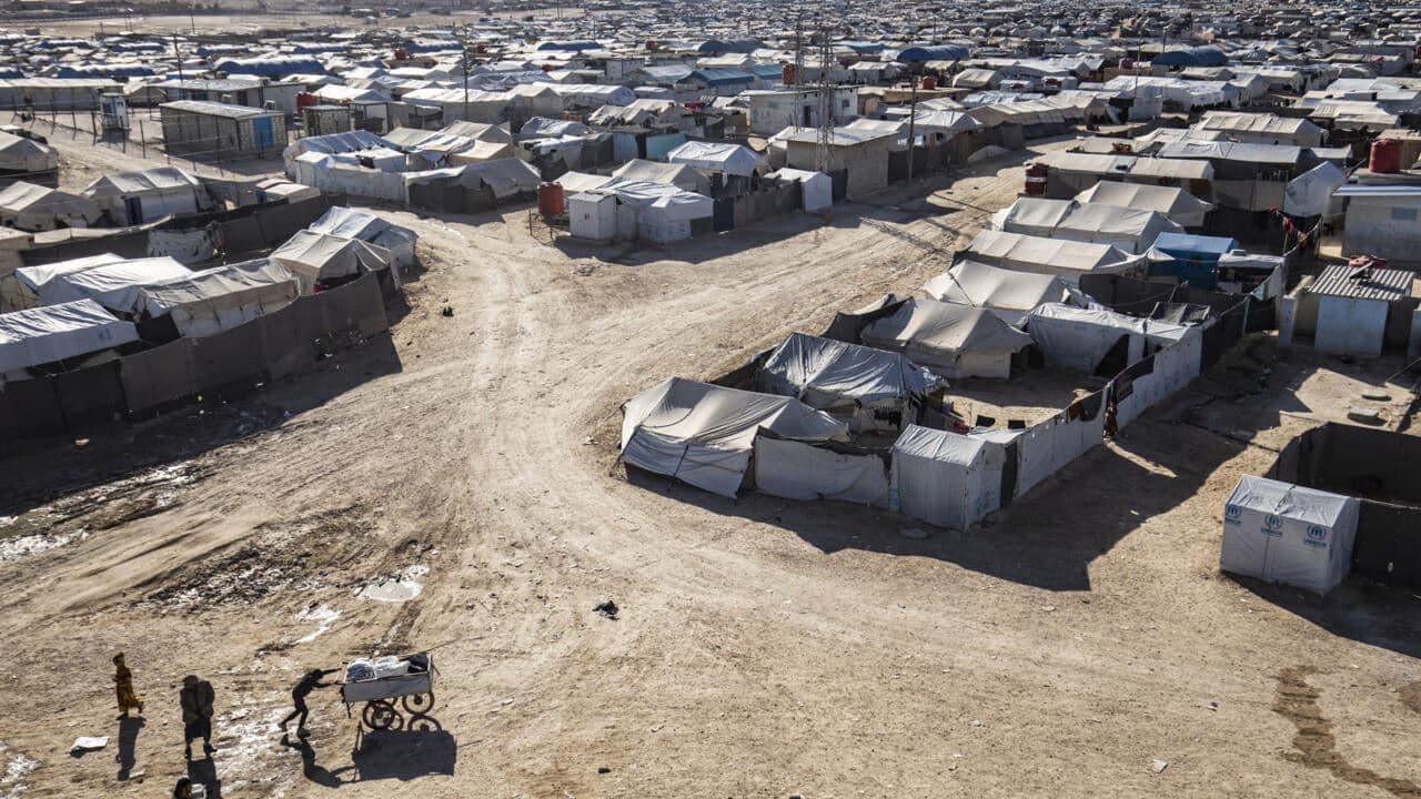 Al-Hol camp in Hasaka, Rojava. Photo: AFP/file