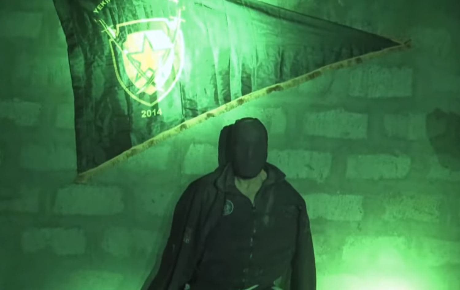 Screengrab from an SDF anti-terror units' video showing the alleged ISIS emir following his arrest on December 13, 2022. Photo: SDF Press/YouTube