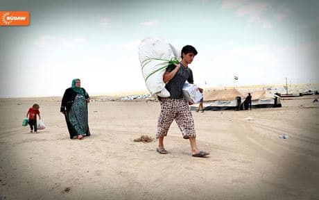 Iraqi refugees at UNHCR Camp in Kurdistan Region, early August. Photo by Seivan Mohammad