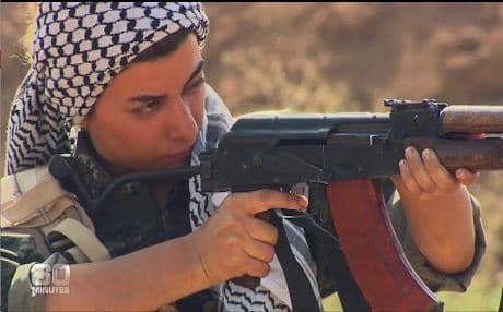 Kobane is being defend by a few thousand YPG men and women carrying light weapons against IS’s tanks and heavy artillery. Photo: PBS