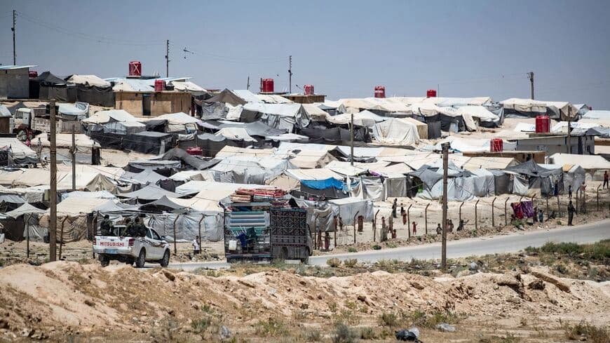 Al-hol camp in Rojava. Photo: AFP/file 