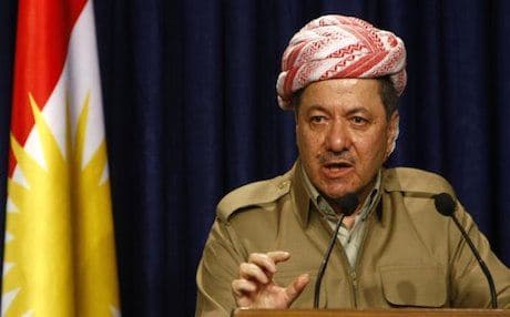 Kurdistan Region President Massoud Barzani. Photo: AFP 