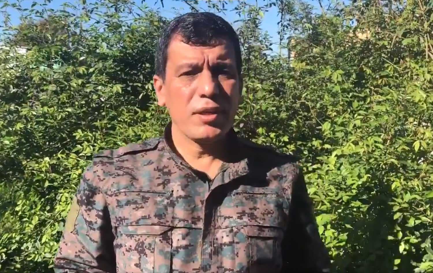 SDF General Commander Mazloum Abdi. Photo: File/Mazloum Abdi/Twitter 