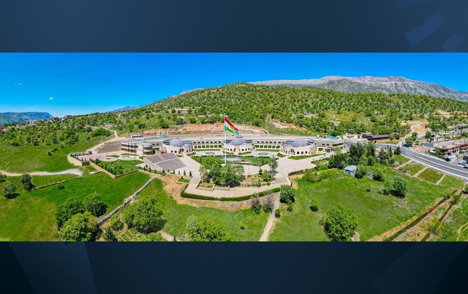 The three domes of the Barzani National Memorial, representing coexistence, located in Erbil province's Barzan area. Photo: Barzani National Memorial
