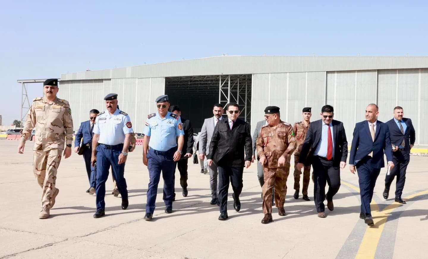 Iraqi security delegation heading to Sulaimani on May 27, 2023. Photo: handout 