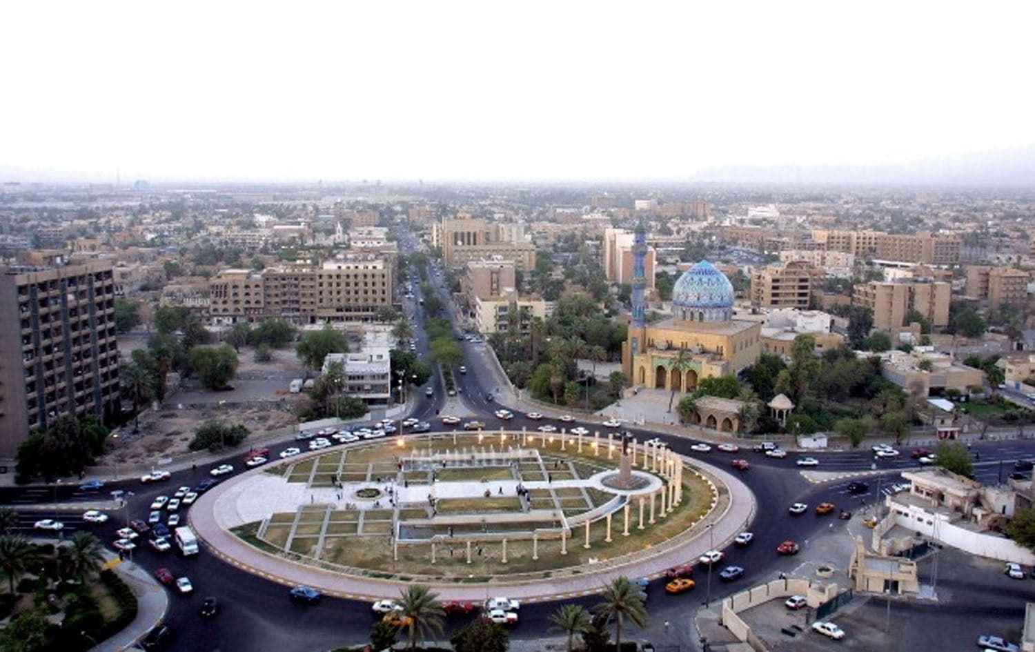 An aerial view of the Iraqi capital Baghdad. Photo: AFP