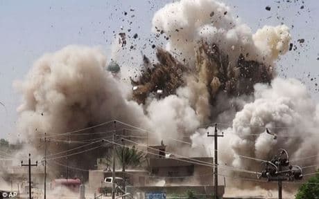 ISIS destruction of the tomb of Jonah.