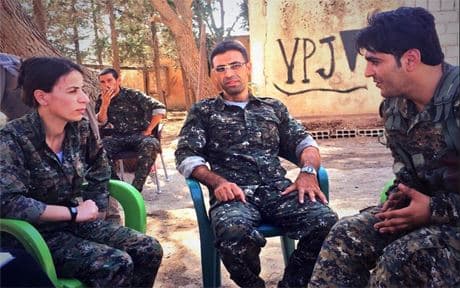 A journalist named Carol Malouf released several photos on Twitter this week from a meeting with Nalin Afrin (left) and “these appeared to be legitimate”.