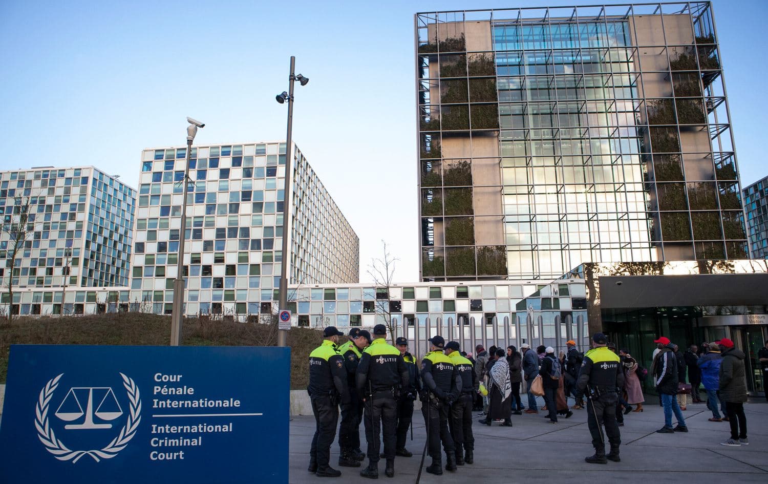 The International Criminal Court in The Hague, Netherlands, on February 6, 2020. Photo: Peter Dejong/AP