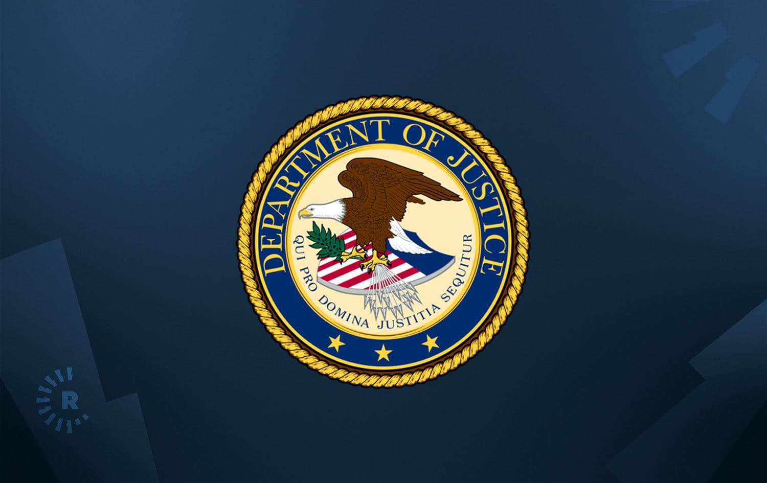 US Justice Department logo. Graphic: Rudaw
