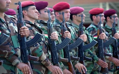 Kurdish Peshmerga forces. Photo: AFP