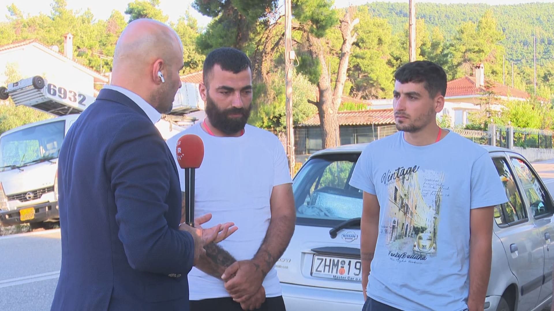 From left: Zinar Shino, Ali and Khalid. Photo: Rudaw