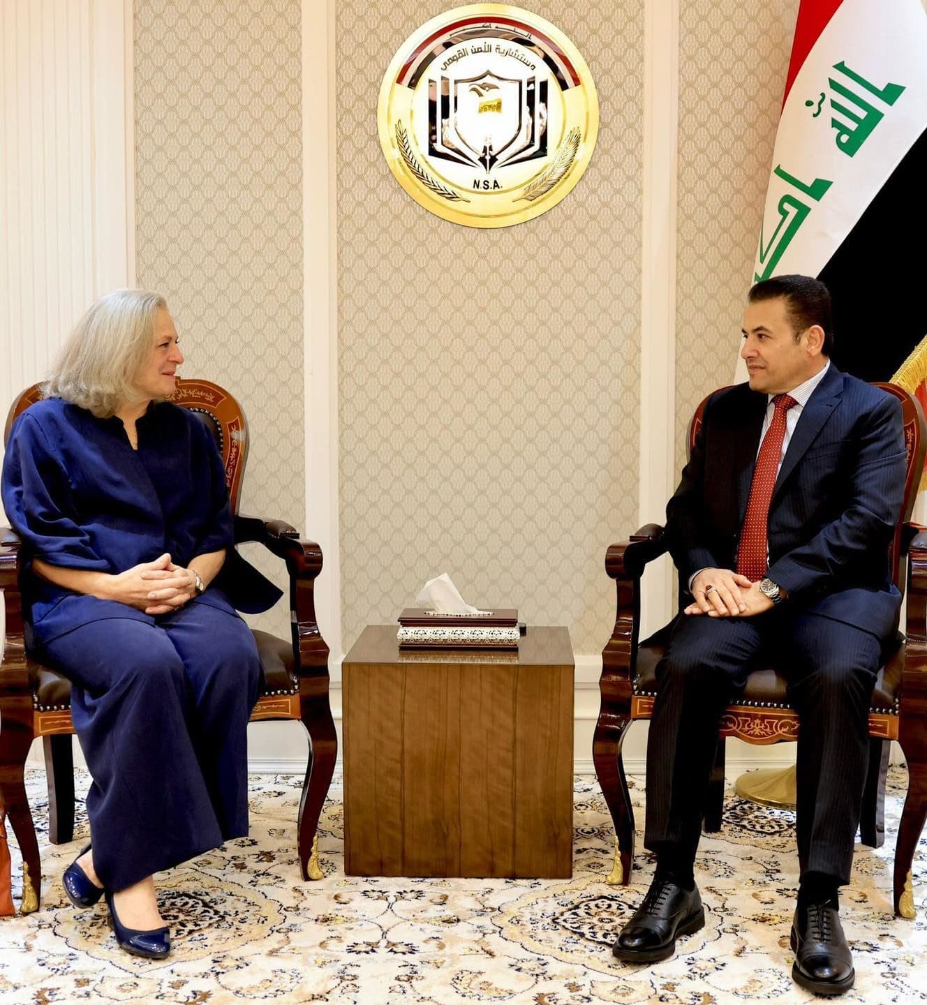 لقاء الأعرجي والسفيرة الأميركية 