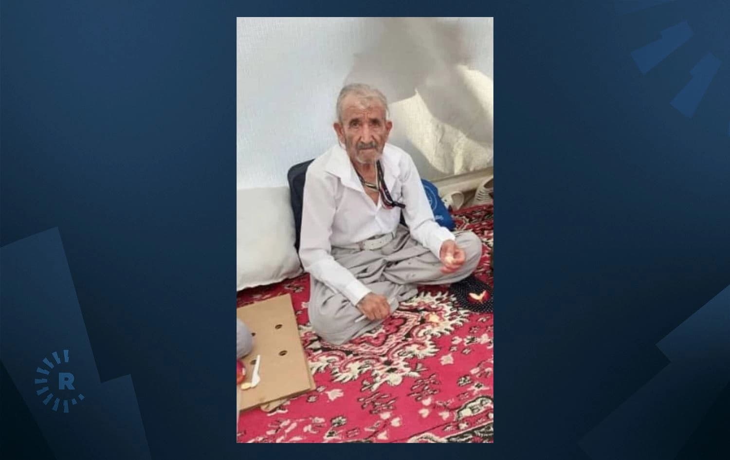 وێنەی ئەو حاجییەی لە مەککە گیانی لەدەستداوە. 