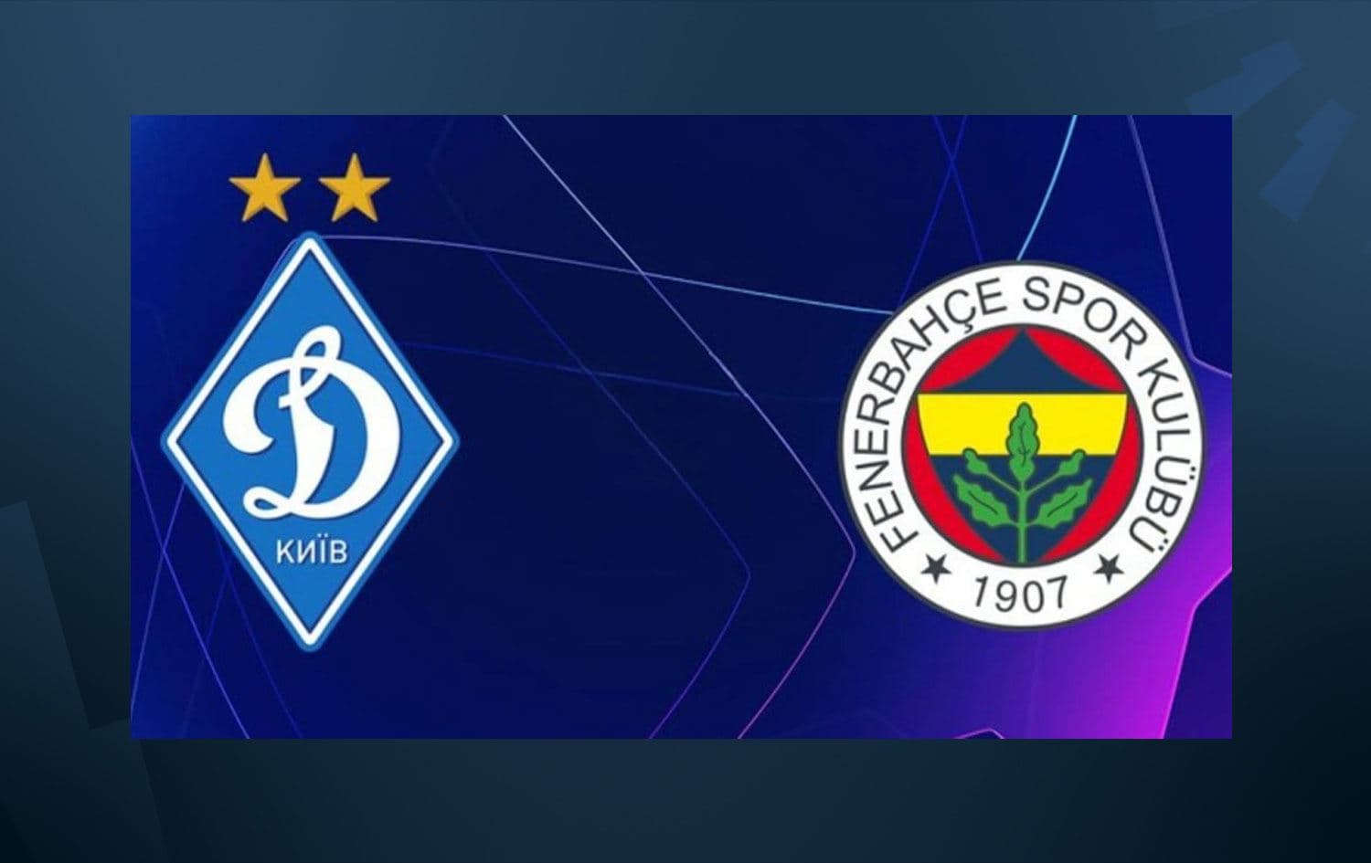 Dinamo Kiev ve Fenerbahçe logoları