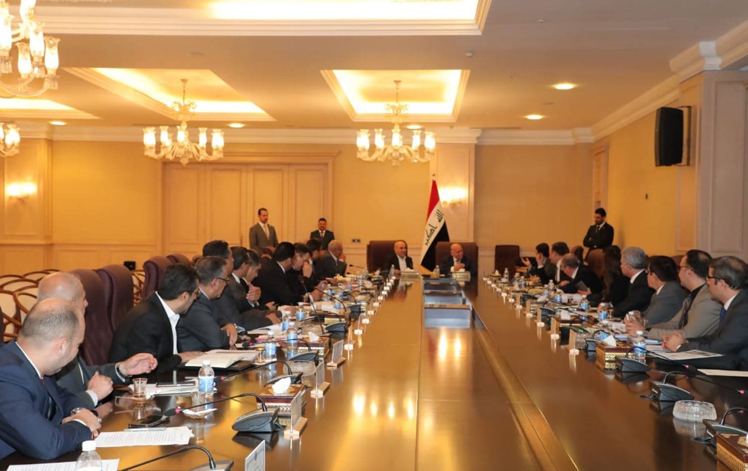A meeting between delegations of the KRG and the Iraqi federal government in Baghdad on July 26, 2023. Photo: Dr. Umed Sabah/Facebook