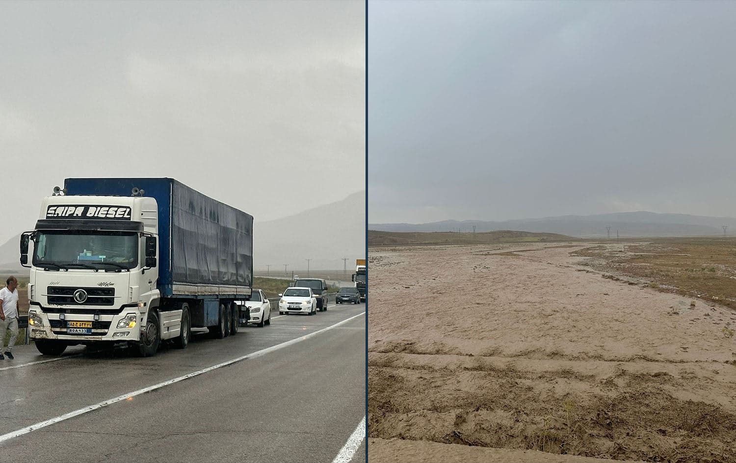 Ağrı Doğubayazıt sel / Foto: AA