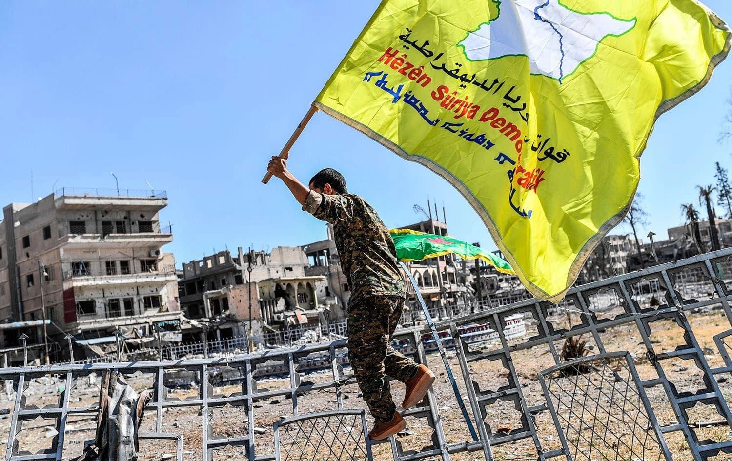 A member of the Kurdish-led Syrian Democratic Forces (SDF). Photo: AFP