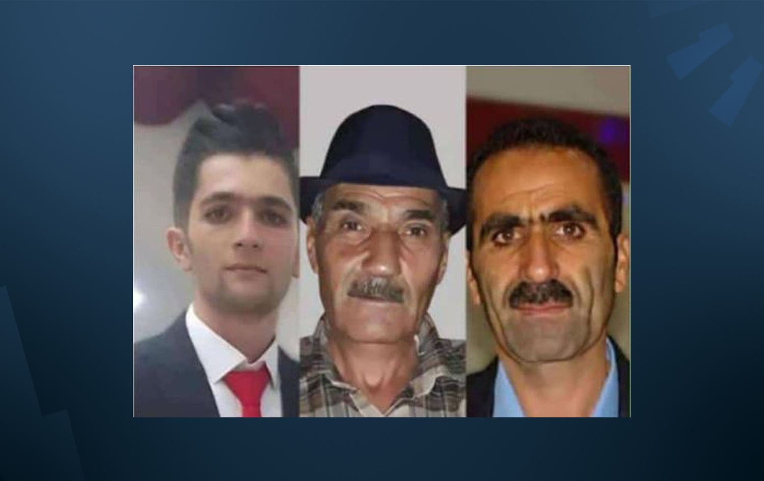 وێنەی ئەو سێ هاونیشتمانییەی لە رووداوی هاتووچۆدا گیانیان لەدەستداوە. 