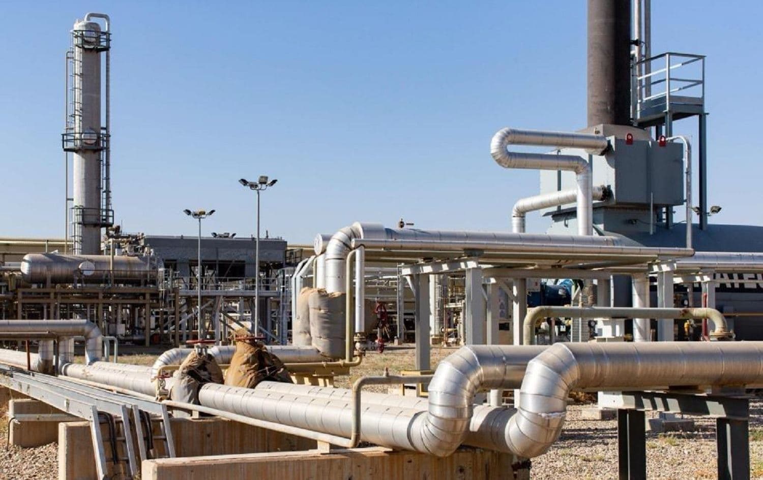 Khor Mor gas field. Photo: submitted 