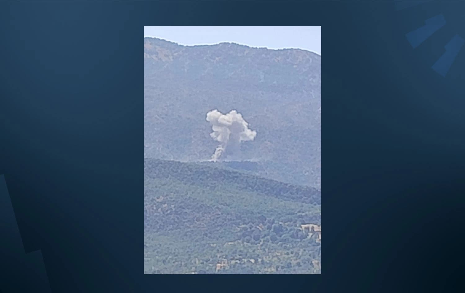 دیمەنێکی بۆردوومانەکە