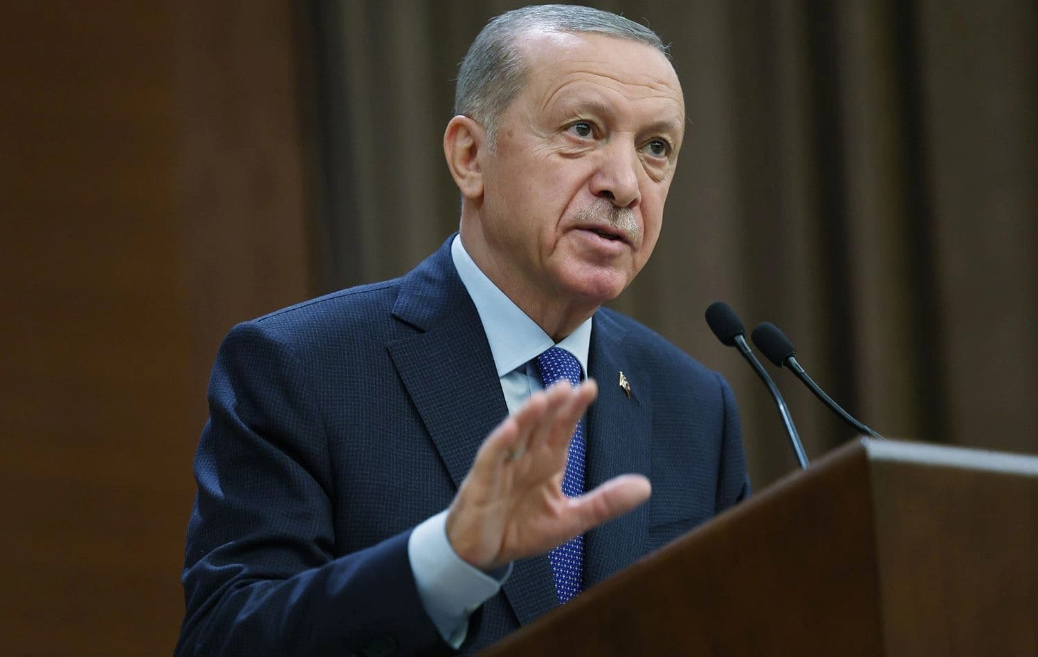 Serokkomarê Tirkiyeyê Recep Tayîp Erdogan. Wêne: AA