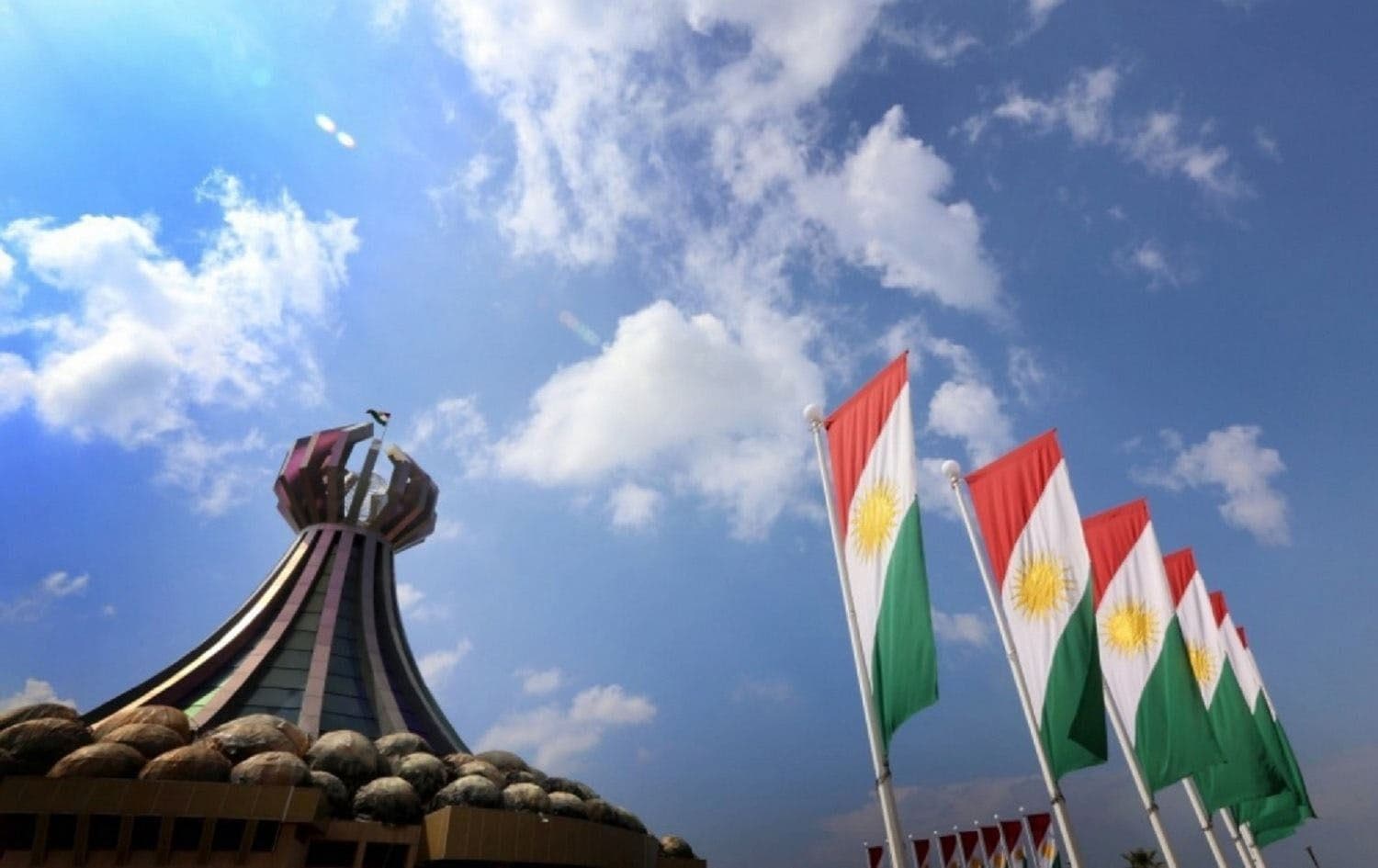 Halabja monument built to honor the victims of the chemical attack on the city by Saddam Hussein regime in 1988. File Photo: AFP