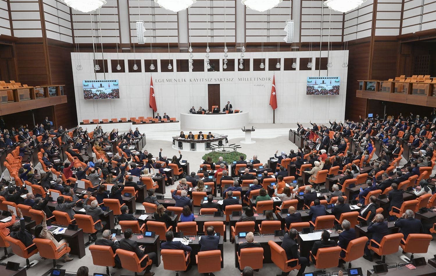 کۆبوونەوەی پەرلەمانی تورکیا. وێنە: AA
