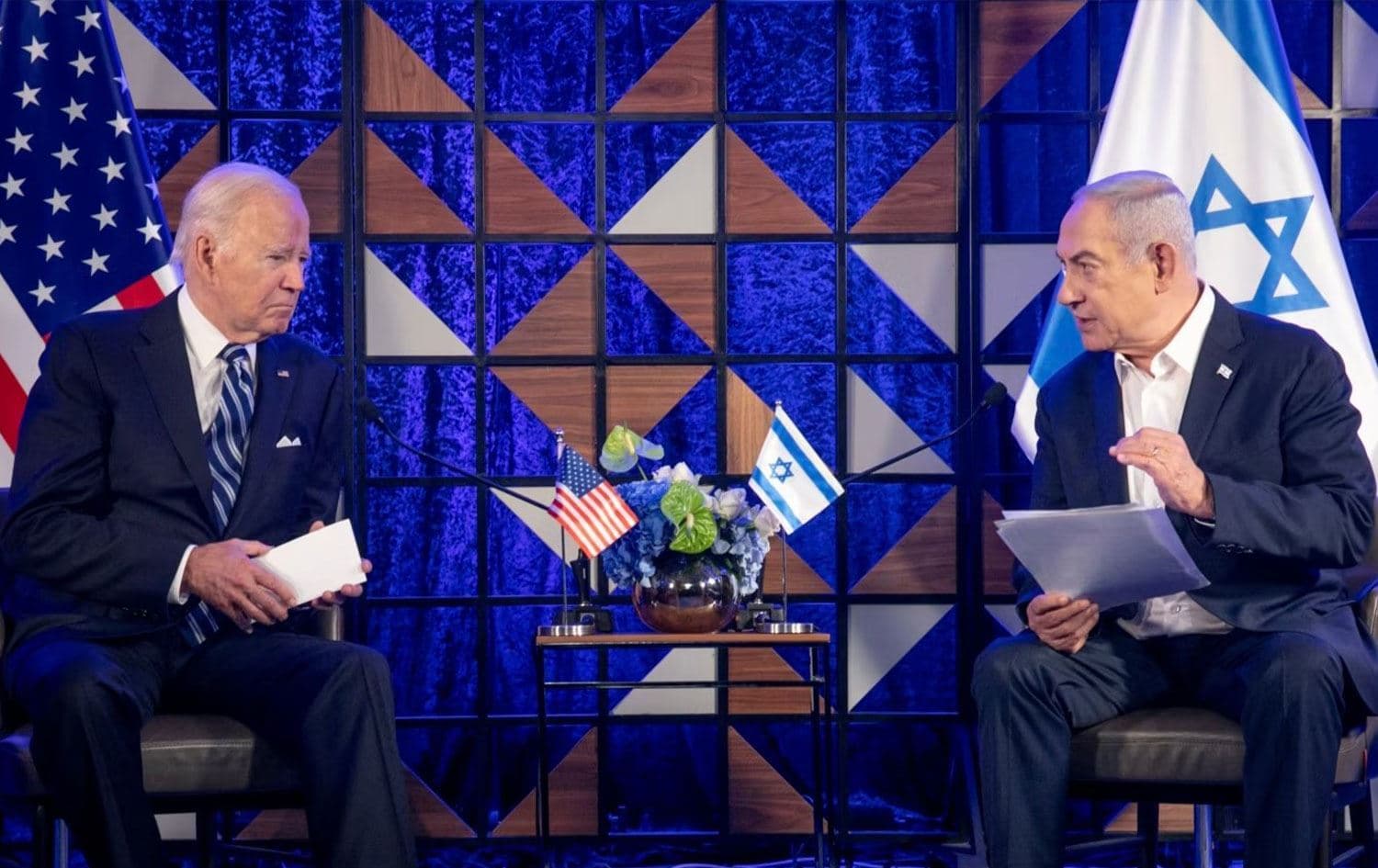 Biden û Netanyahu / Wêne: AP