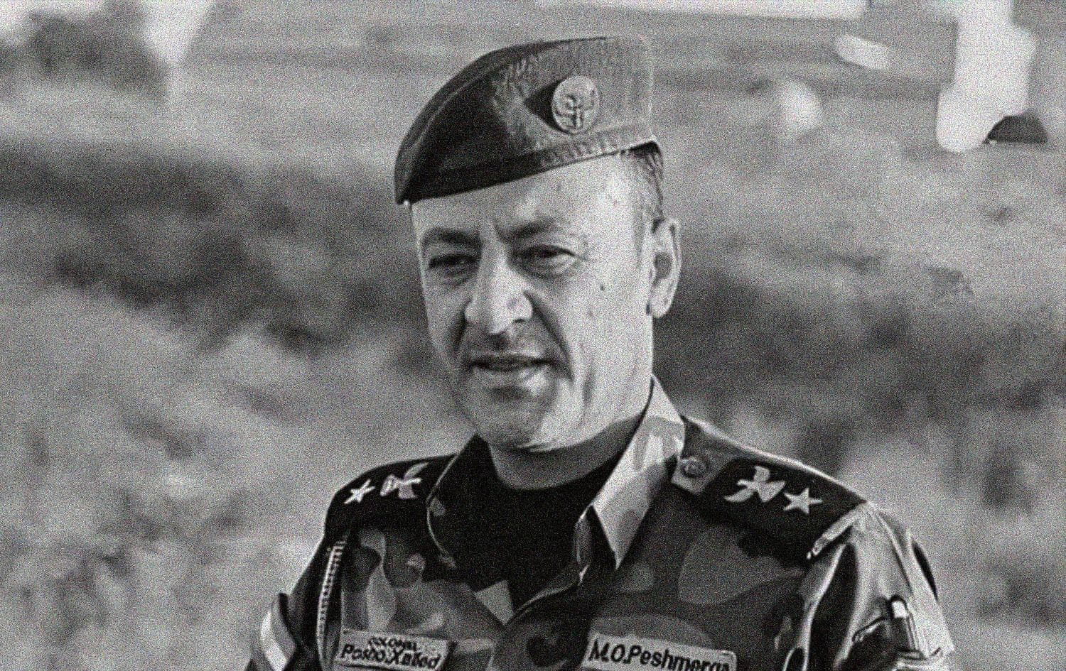 Posho Khalid, deputy commander of a Peshmerga brigade, succumbed to his injuries on October 28, 2023. Photo: file/submitted 
