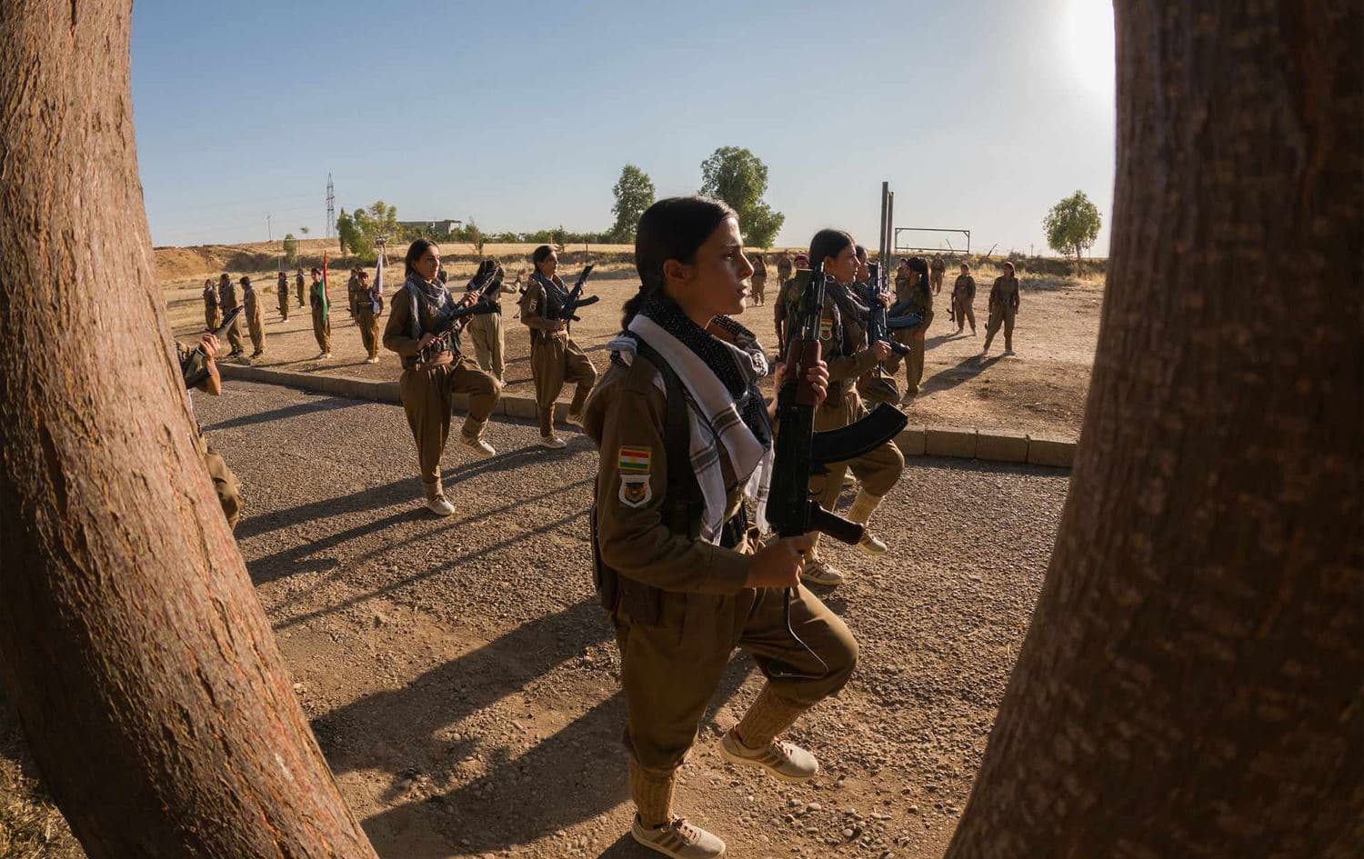 Bir grup Rojhılatlı kadın Peşmerge / Foto: Arşiv