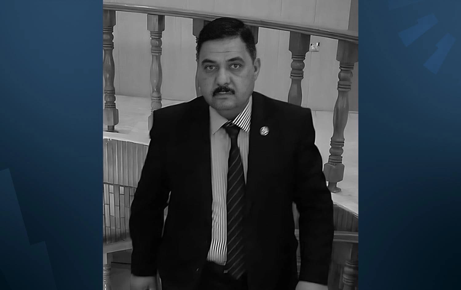 وێنەی ئەو پارێزەرەی لە نووسینگەکەی خۆیدا لە بەغدا کوژرا