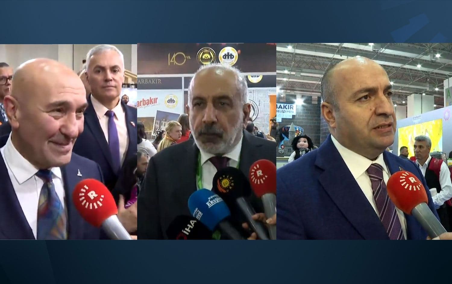 Li pêşangeha geştyarî ya Îzmîrê xelk berê xwe da standa Amedê