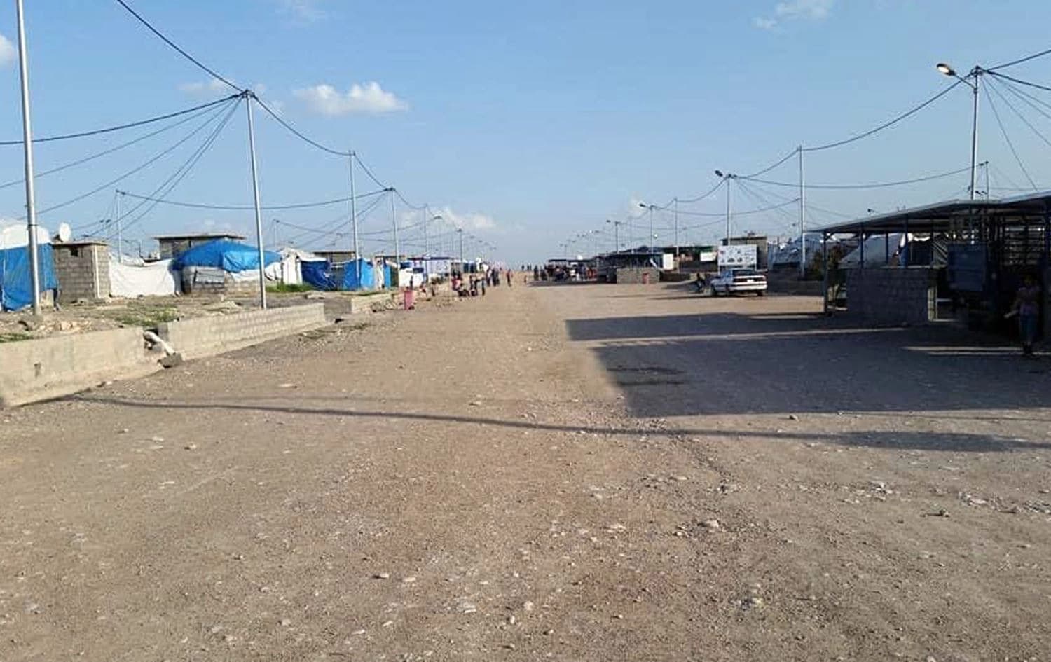 کەمپی قۆرەتوو لە گەرمیان. کەمپەکە داخراوە.