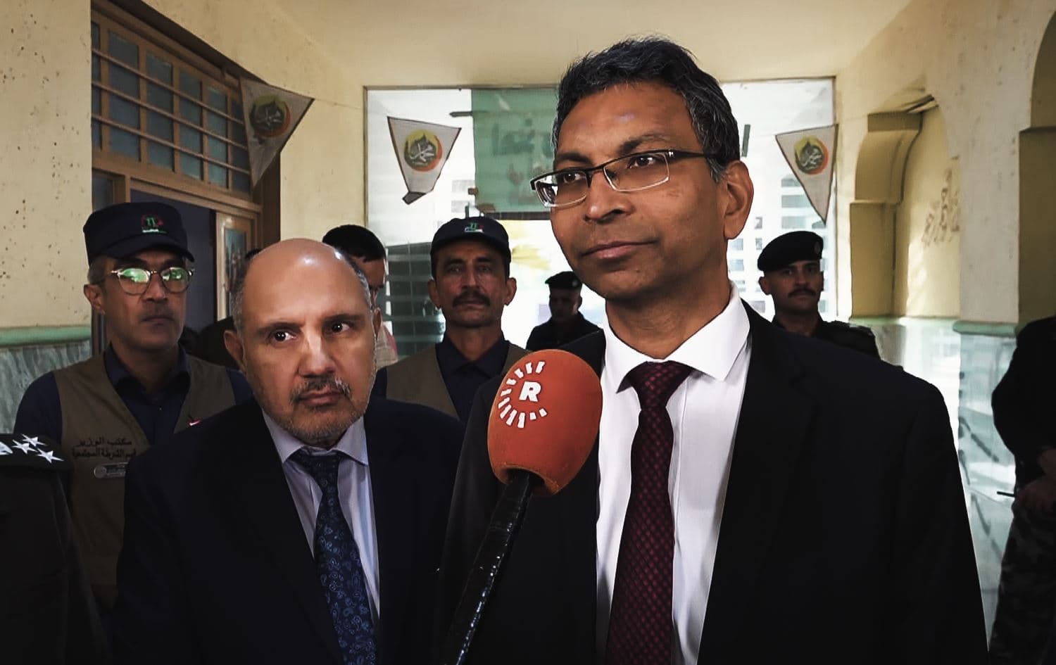 India’s ambassador to Iraq, Prashant Pise, speaks to Rudaw on December 18, 2023. Photo: Rudaw