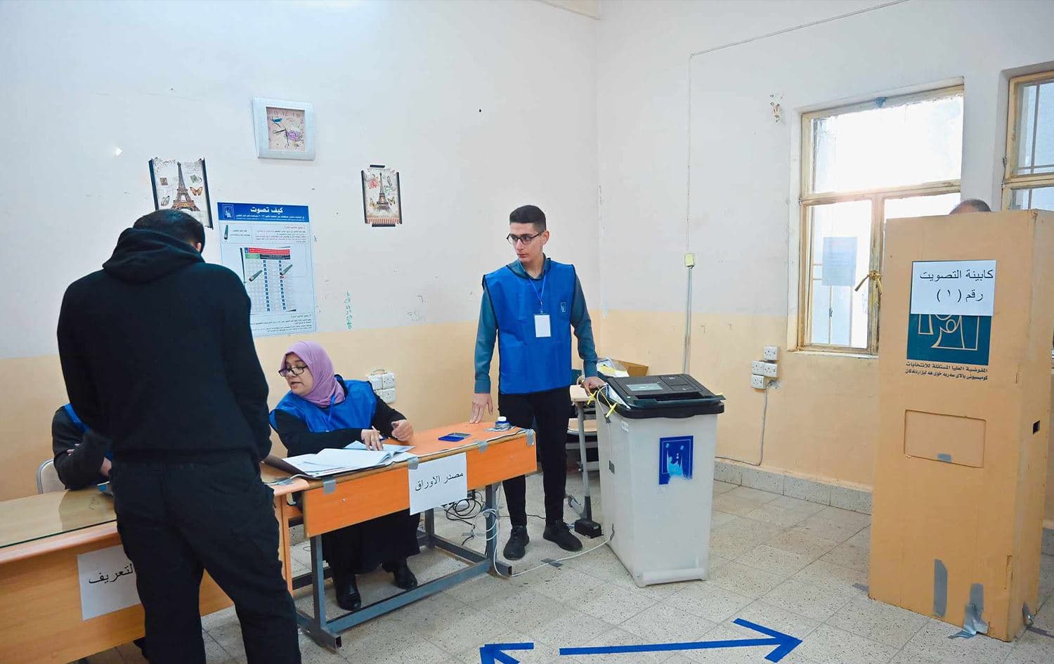A polling station in Kirkuk. Date: December 18, 2023. Photo: Rudaw