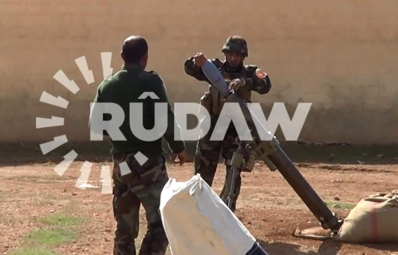 Peshmerga are in good spirits in Kobane. 