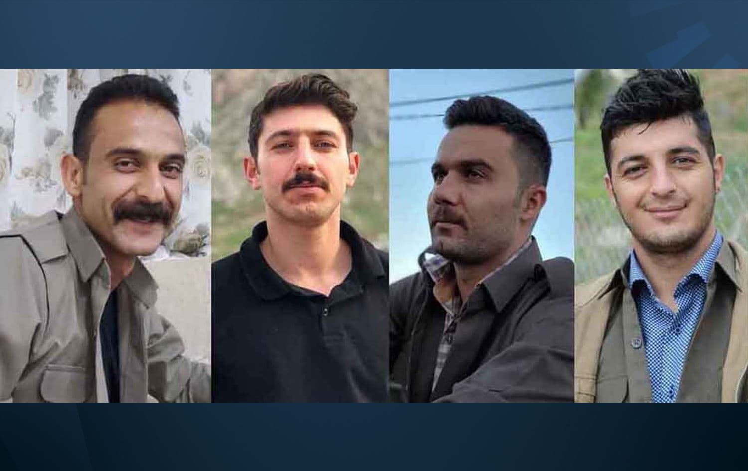 The four Kurdish prisoners who were executed. Photos: Submitted