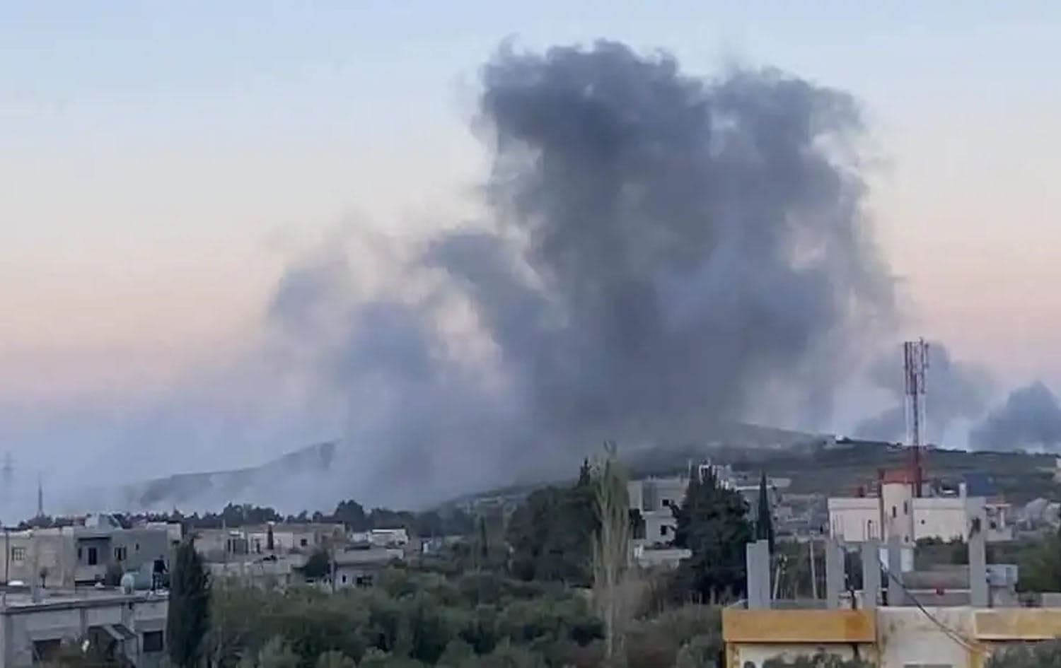 Aftermath of an Israeli airstrike targeting the Sayyida Zeinab area in Syrian capital of Damascus on January 29, 2024. Photo: SOHR