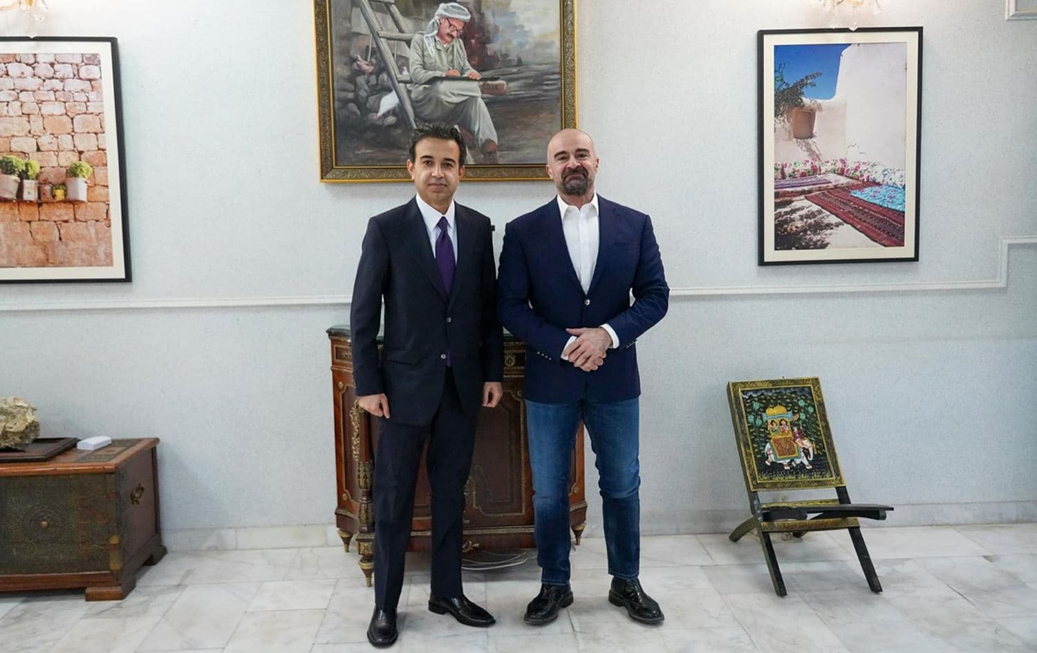 بافڵ تاڵەبانی و بێستوون فایەق. 