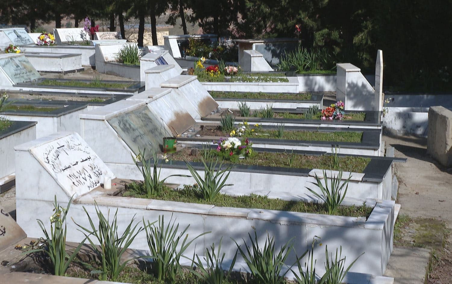 An image of the Christian cemetery in Shaqlawa. Photo: Rudaw