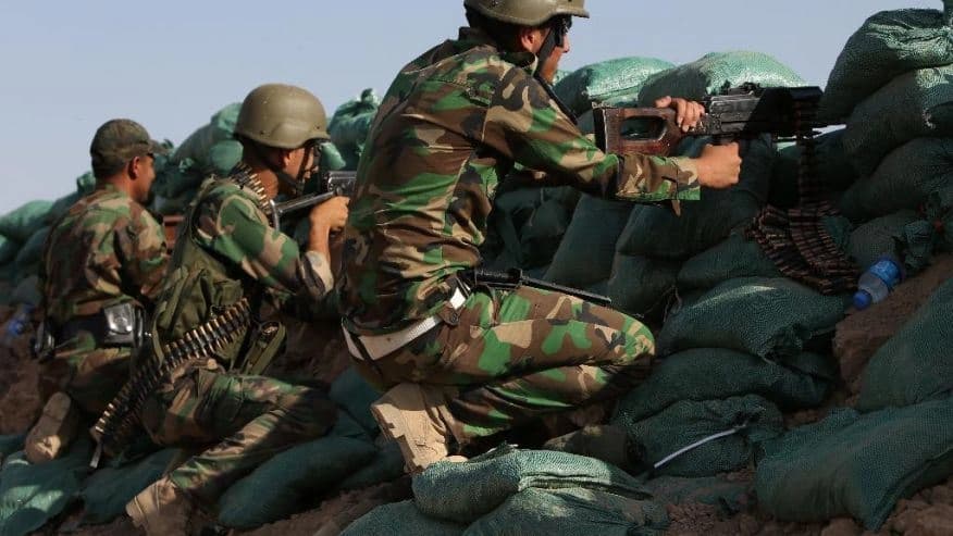 Peshmerga have attacked Bashik, a Christian town outside of Mosul. Photo: AP