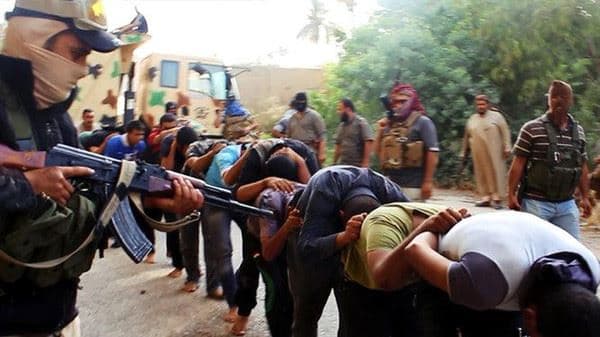 Islamic State militants executed 322 members of the Albu Nimr tribe at close range for their rebellion in October. Photo: AP