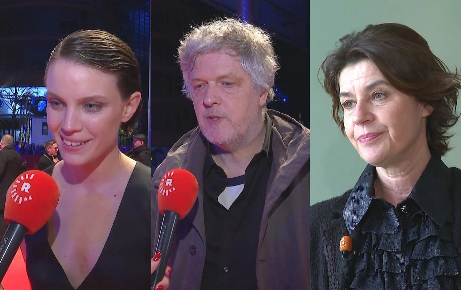Actors and filmmakers speak to Rudaw at Berlinale on February 18, 2024. Photos: Rudaw/screengrab