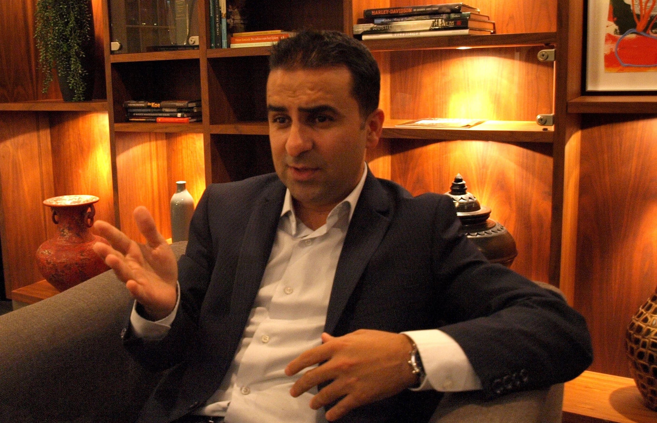 Bakhtiar Bakr in Amsterdam Photo: Author