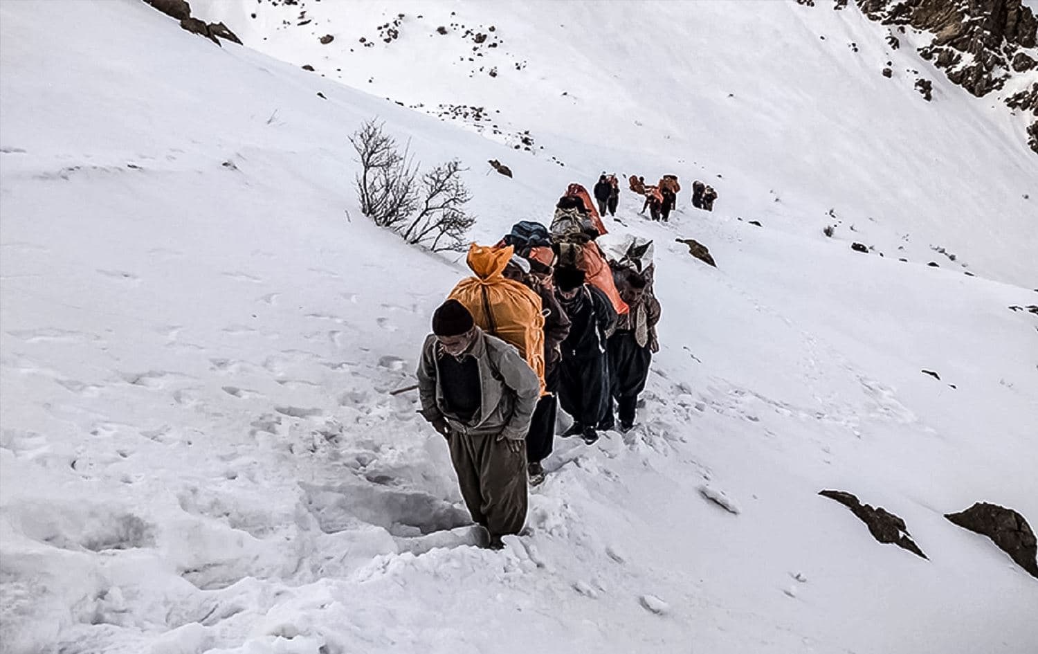  Kolbars on the Kurdistan Region-Iran in February, 2019. Photo: Rudaw