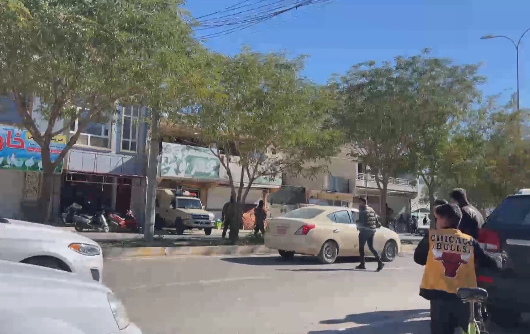 ئاسایش لە شوێنی رووداوەکەن.