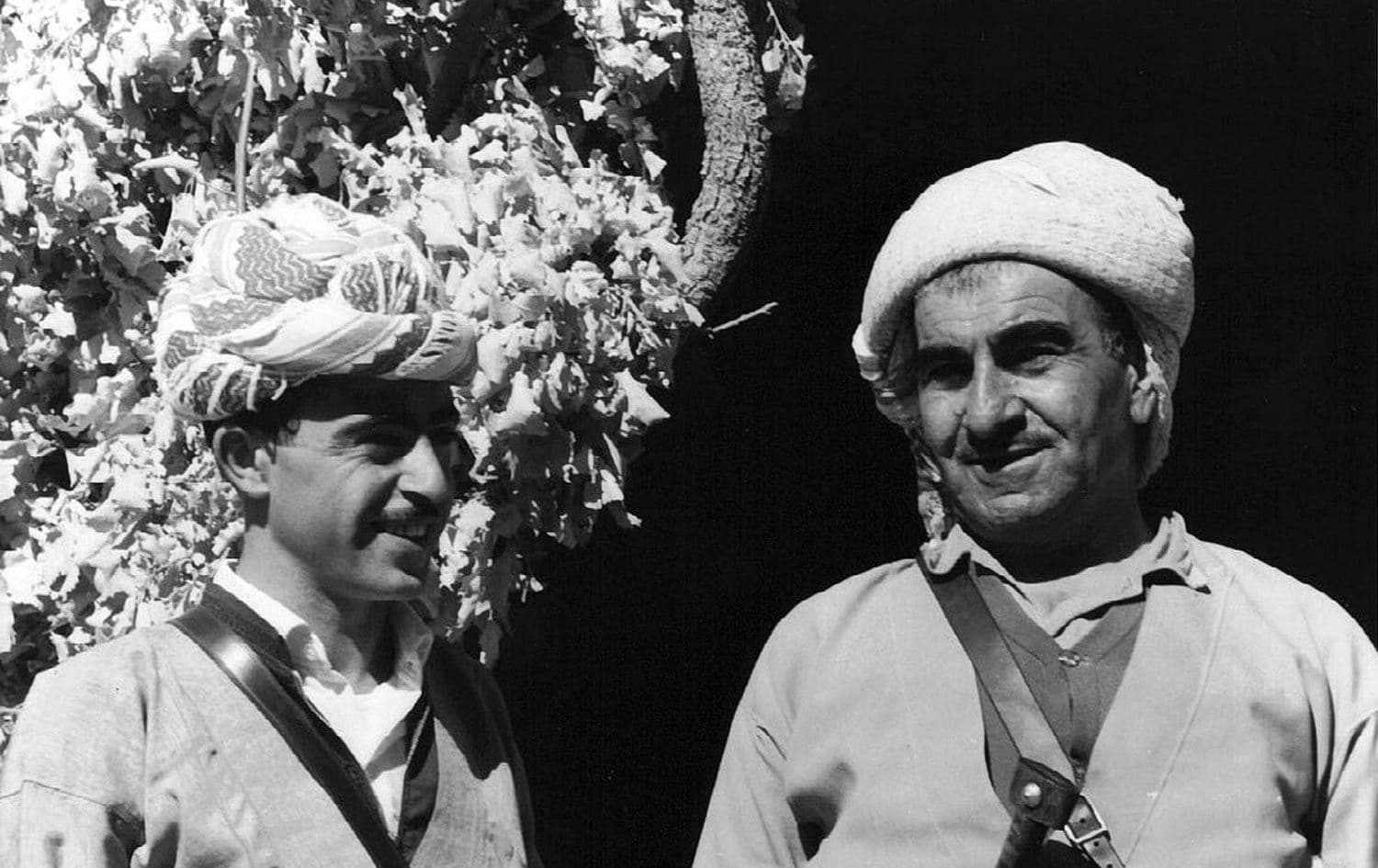 İdris Barzani ve Mele Mustafa Barzani