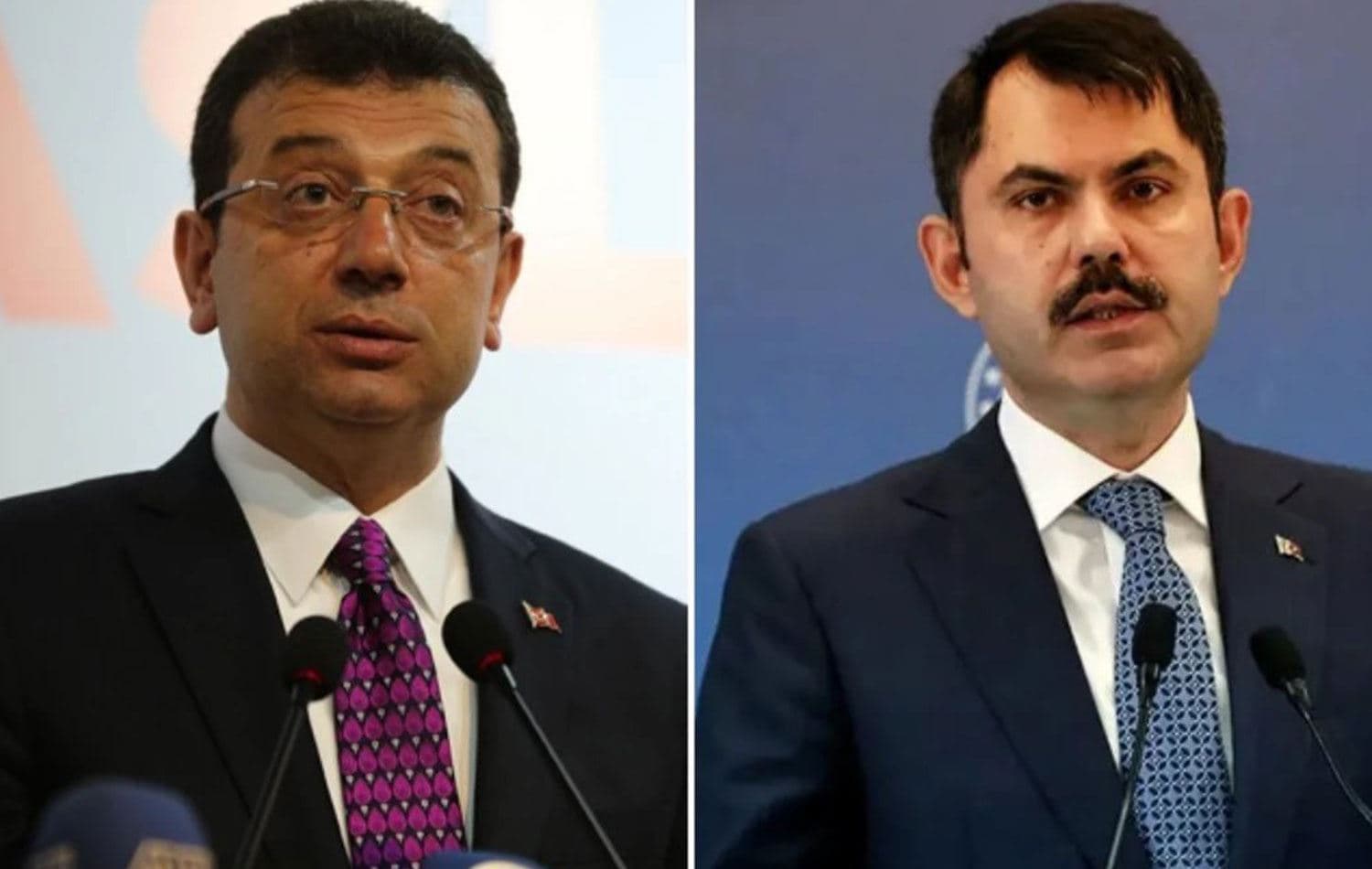 İmamoğlu (solda) ve Kurum / Arşiv