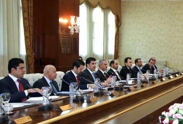 KRG cabinet met on Wednesday and approved two key oil bills. Photo courtesy of KRG